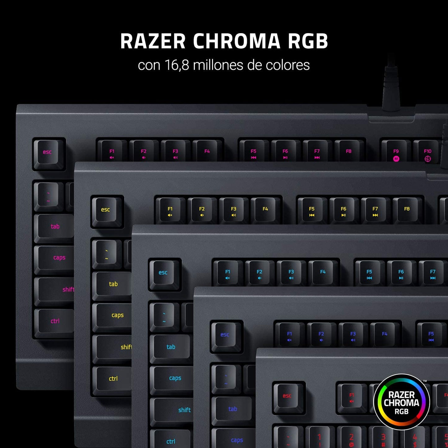 Teclado Gamer Razer Cynosa Lite Español Rgb Negro – imagen 3