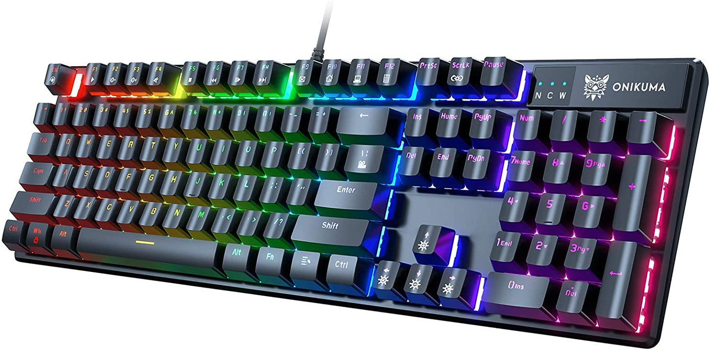 Teclado Gamer Mecanico Onikuma G27 Rgb Led Retroiluminado Negro – imagen 3