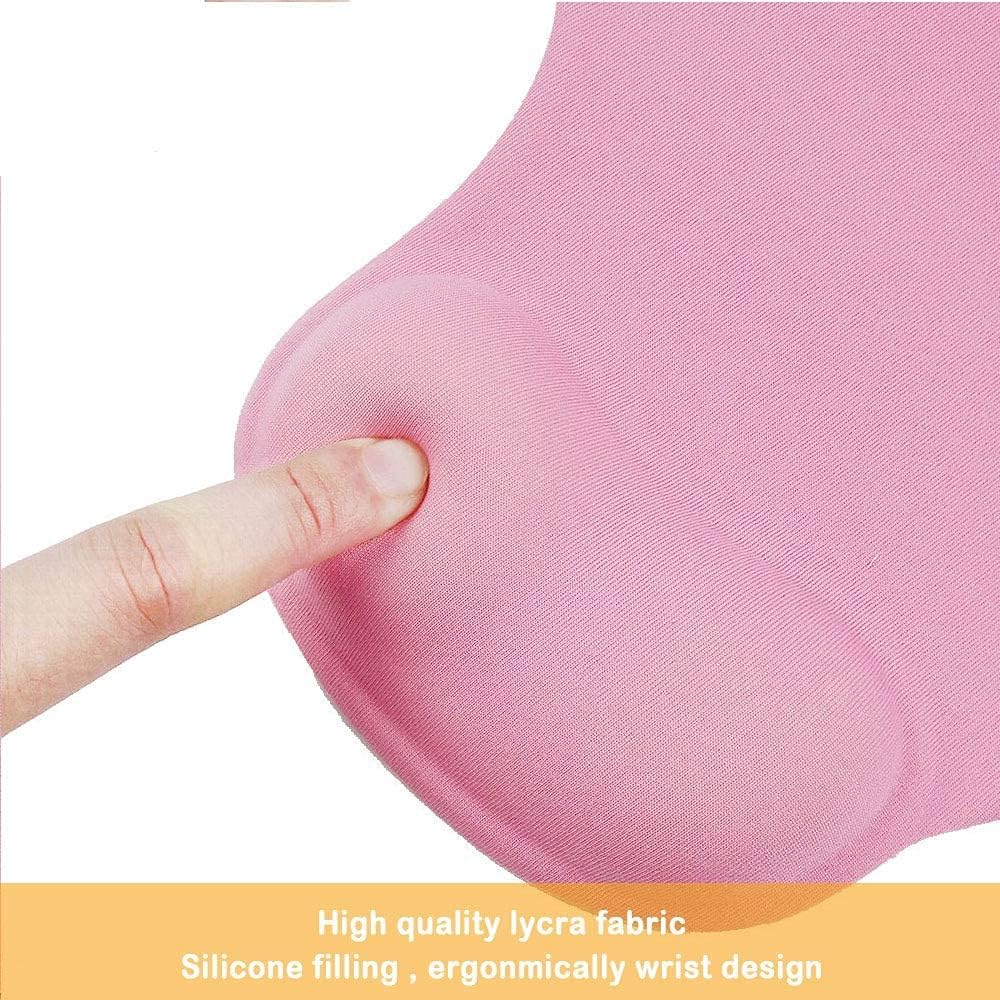 Mousepad Apoya Muñeca Ergonomico 23x20 Cm Fucsia Oscuro – imagen 4
