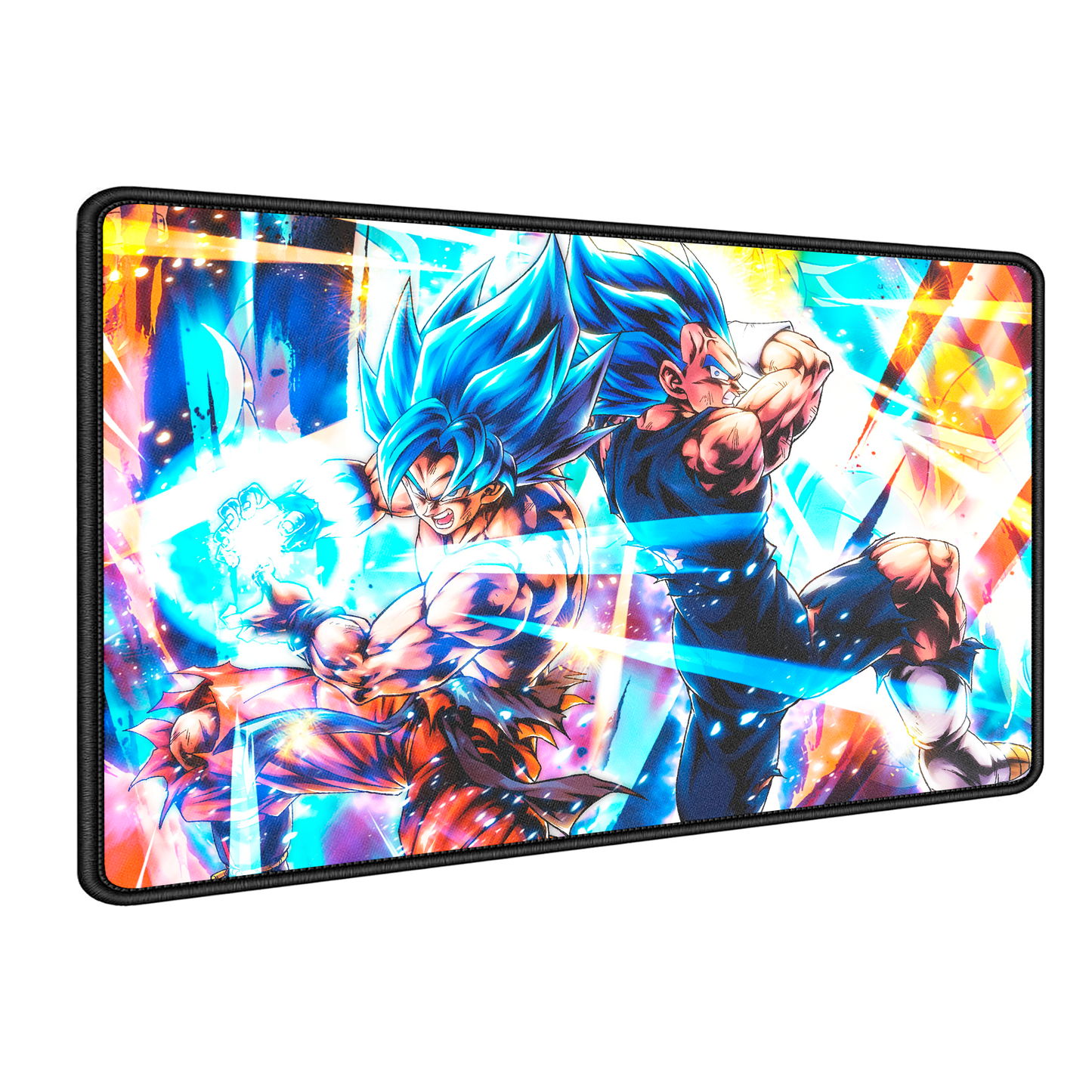 Mousepad Gamer Antideslizante 70x30 Diseño Goku Vegeta blue