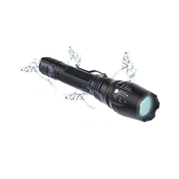Linterna Tactica Led Luz Blanca Zoom 1200L 8508 Powerlab – imagen 4