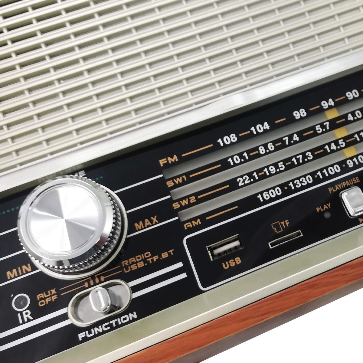 Radio Grund Vintage 1940's - detalle acabado