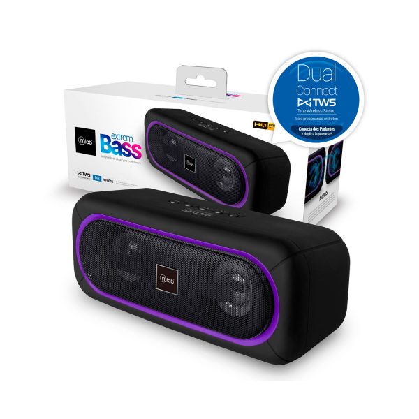 Parlante Bluetooth Microlab Extrem Bass Tws Negro – imagen 5