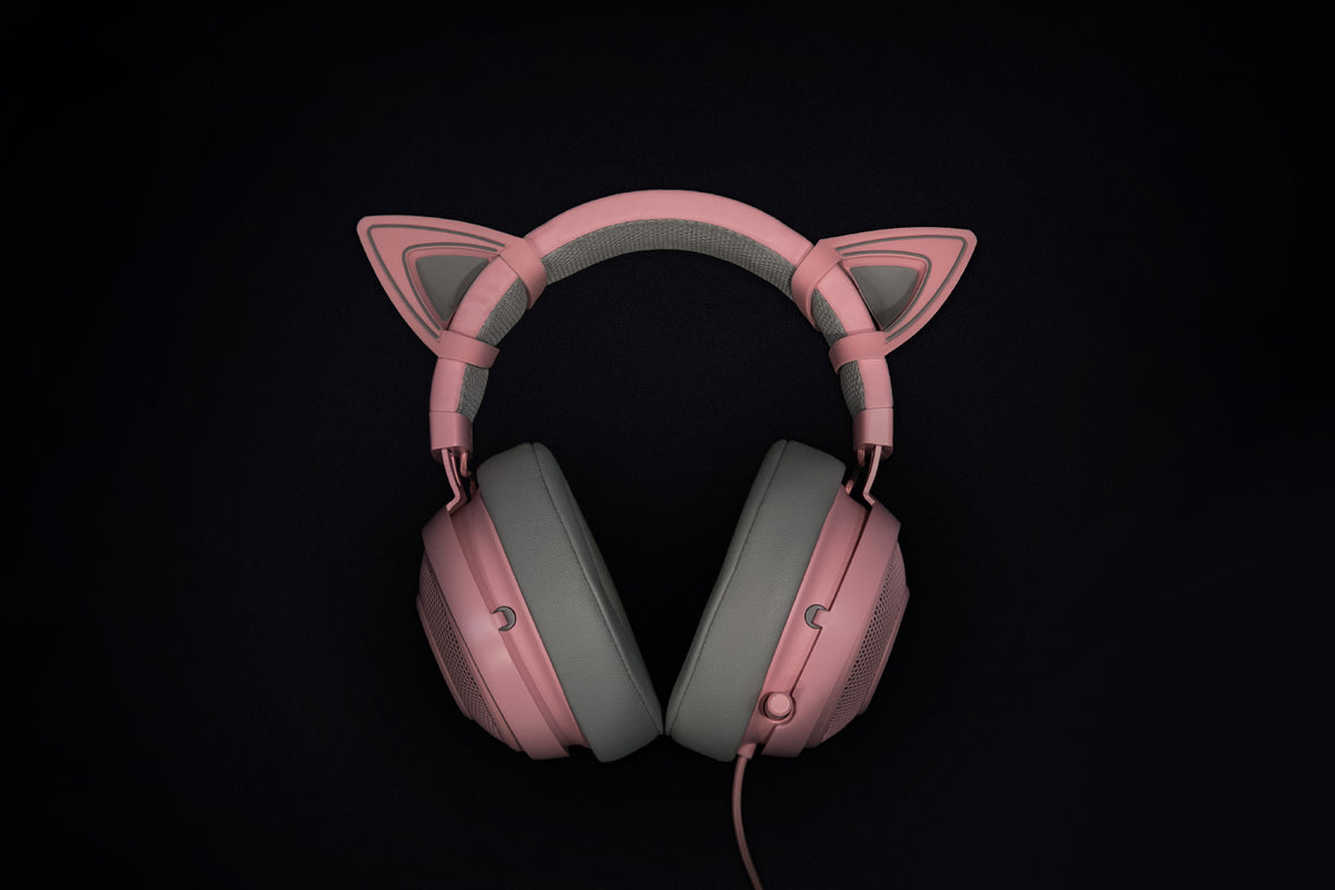 Kitty Ears Orejas Para Auriculares Razer Kraken Rosado – imagen 2