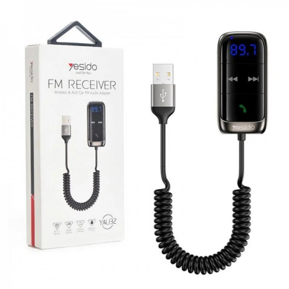 Receptor y Transmisor De Audio Bluetooth Yesido Yau32 Negro – imagen 4