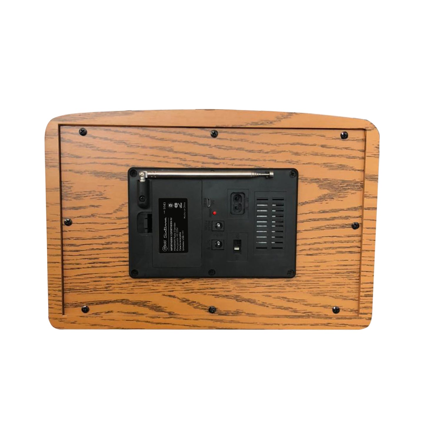Radio Portatil Bluetooth Retro Sixtinna Microlab Mod 9143 Cafe – imagen 5