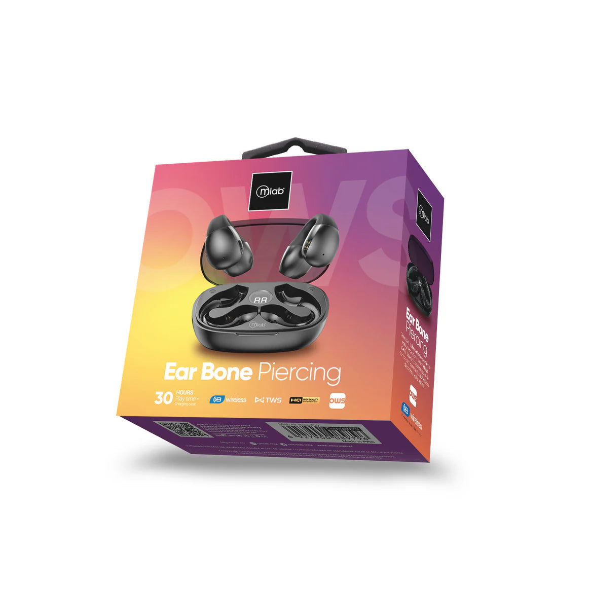 Audifonos Clip Bluetooth Microlab Bone Piercing 9360 Negro – imagen 3