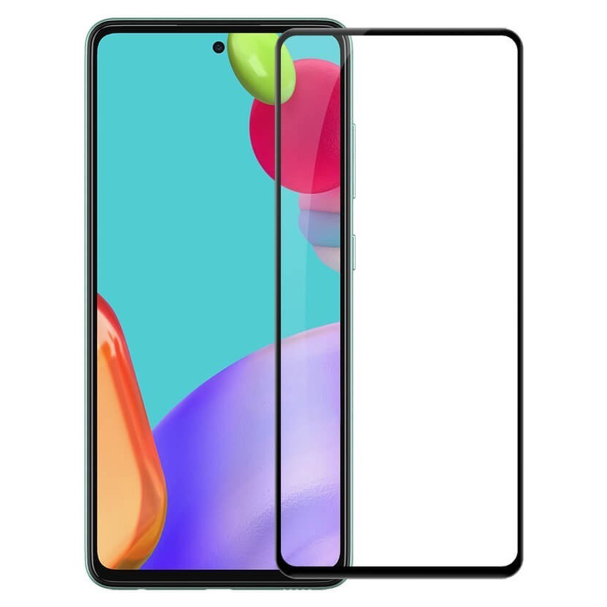 Samsung Galaxy A52 Vidrio Templado Full Pegamento