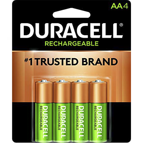 Pilas Recargables Duracell Tamaño AA (4 Unidades)