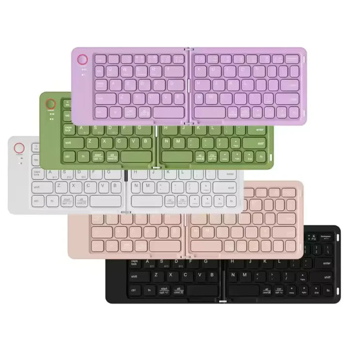Teclado Mini Inalámbrico Bluetooth Plegable B023 Violeta – imagen 3