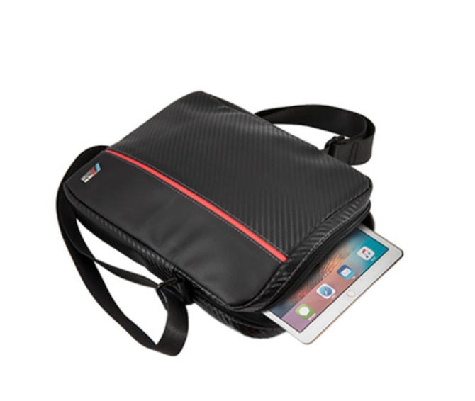 Bolso BMW Tablet 8'' Cuero Pu Carbon Red Original – imagen 2