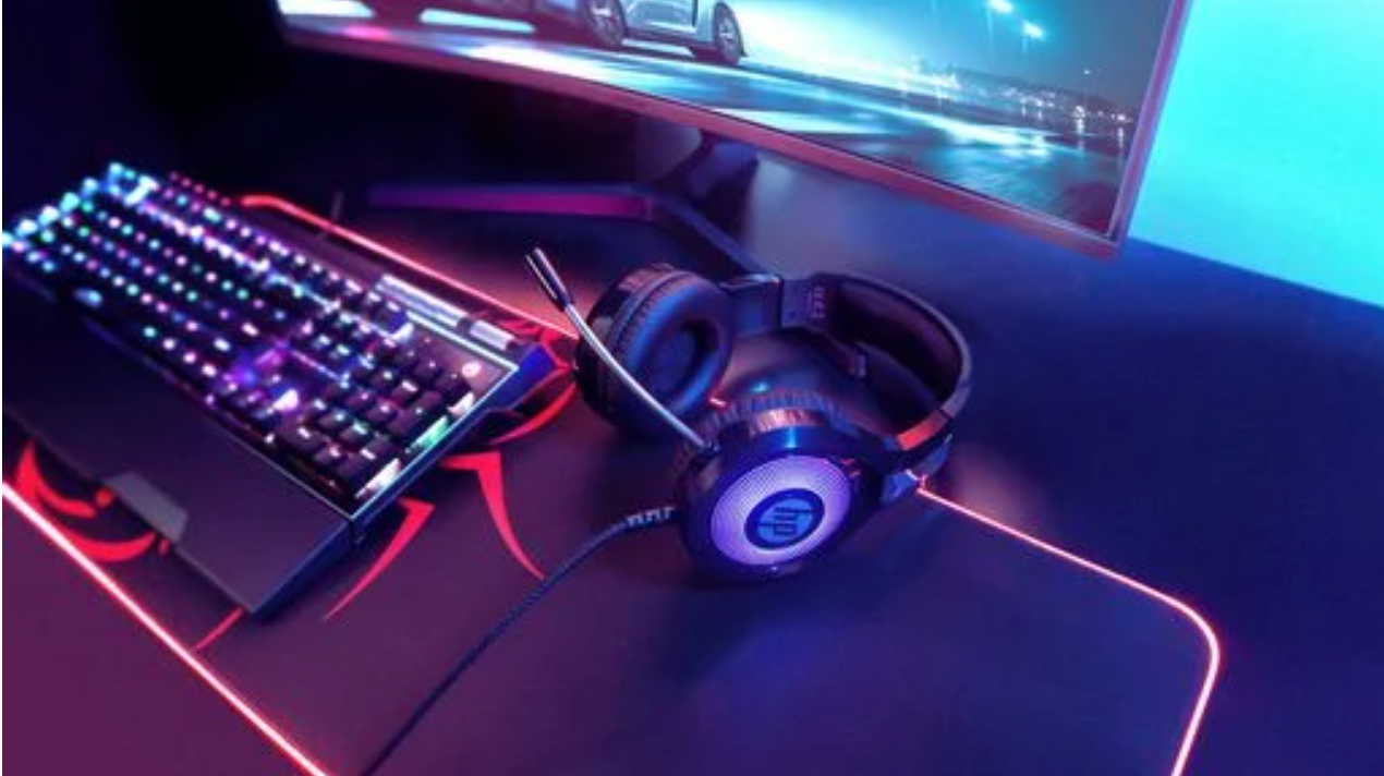 Audifonos Gamer Hp Dhe-8010 Iluminado Pc Ps4 Xbox Negro – imagen 5