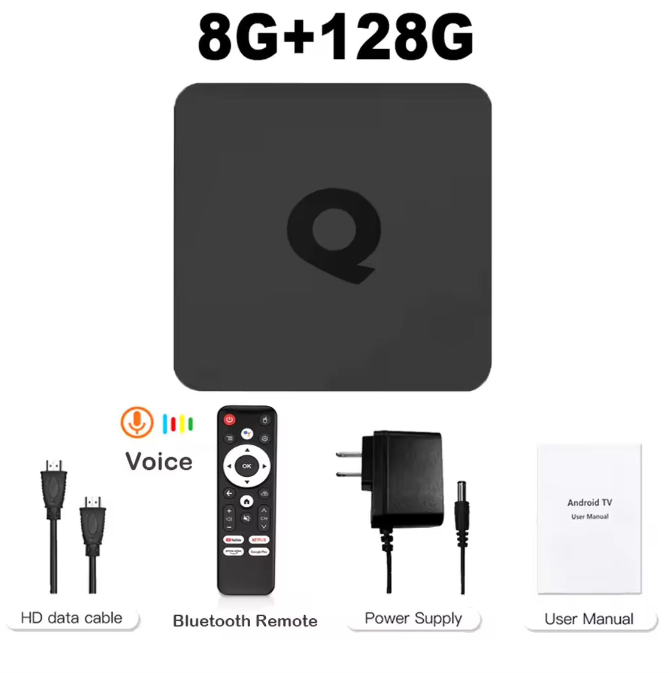 Android TV Box Android 14.0 Q1 8k 128 Gb + 8 gb Ram Negro – imagen 8