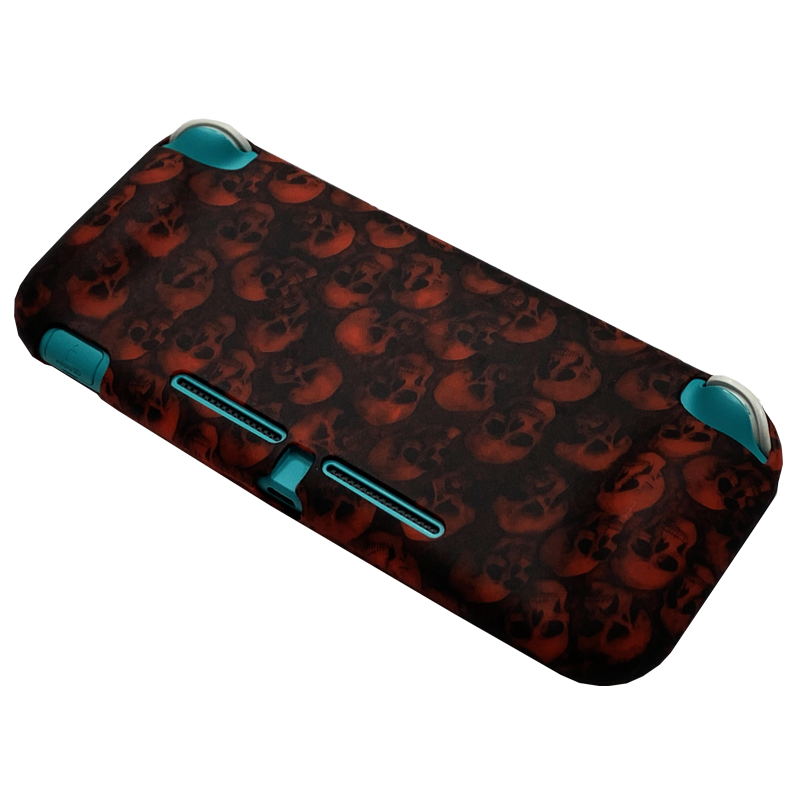 Carcasa Protectora Silicona Nintendo Switch Lite Calavera Roja – imagen 2