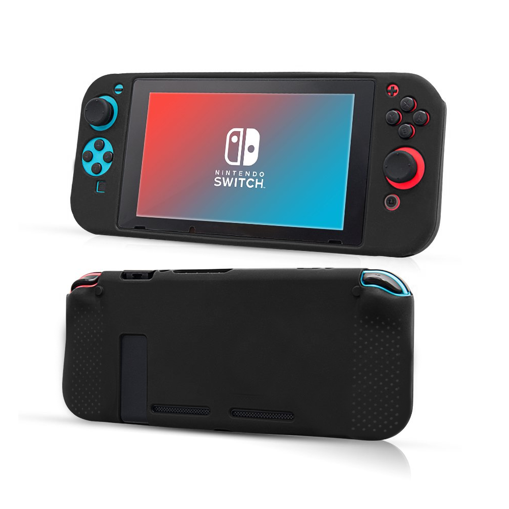 Carcasa Protectora Silicona Nintendo Switch Negro