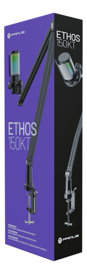 Micrófono Gamer Primus Ethos 150KT Cardioide Con Brazo Negro – imagen 4