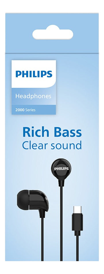 Audífonos In Ear Tipo C Philips Tae2156 Negro – imagen 3