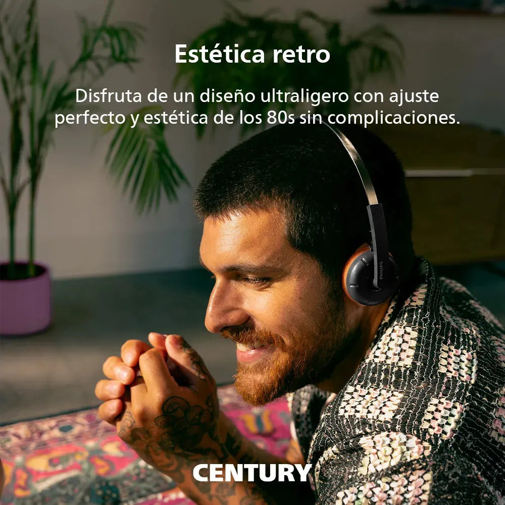 Audífonos On-Ear Bluetooth 5.4 Philips TAH2000 Ringo 26 Horas Negro - vista 5