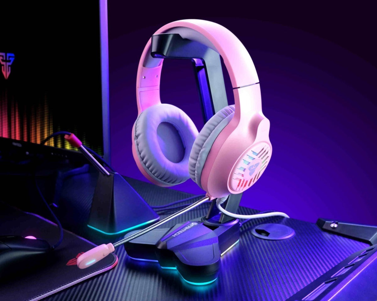 Audífonos Gamer Fantech Bitz Mh87 Rgb Sakura Edition – imagen 2