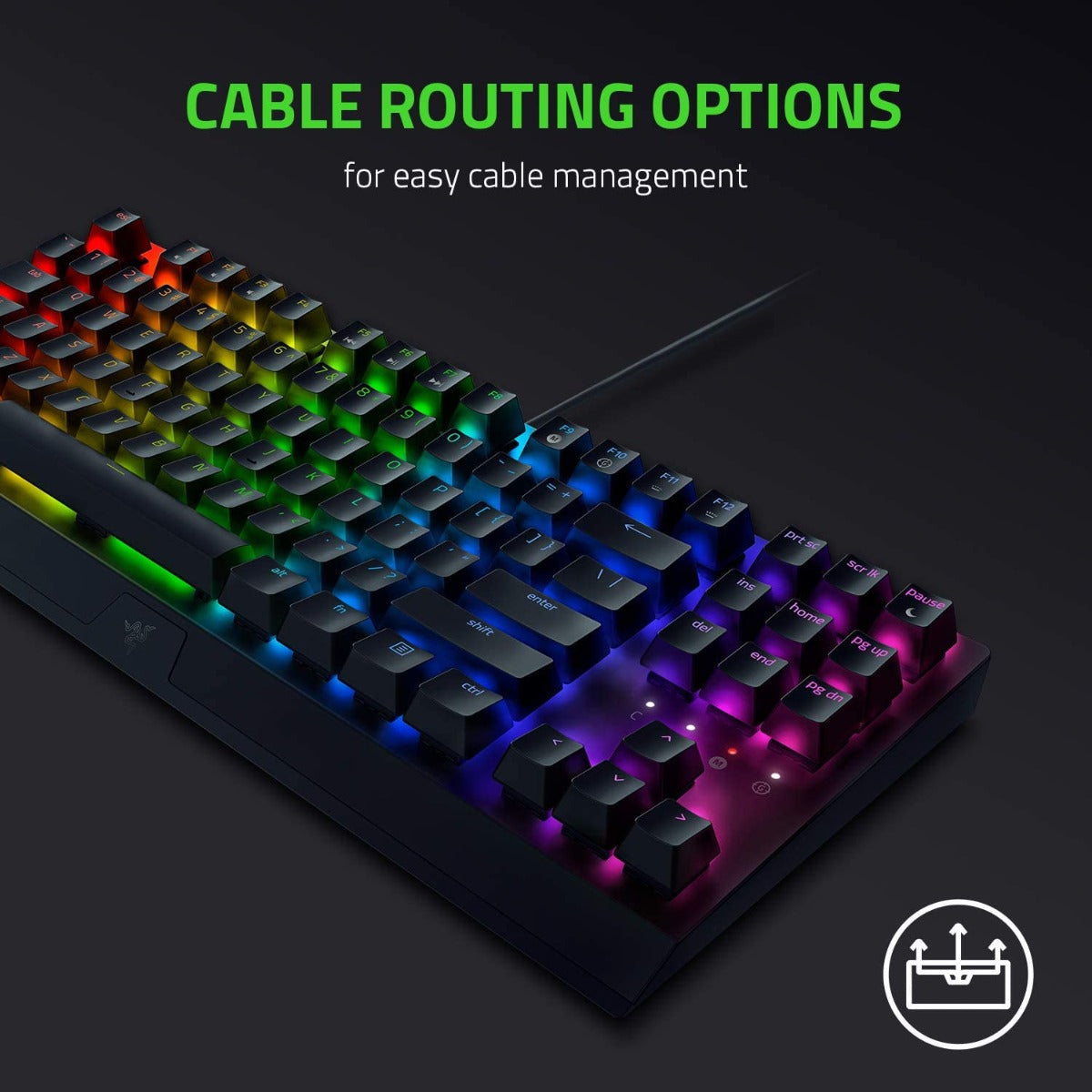 Teclado Gamer Mecánico Razer Blackwidow V3 Rgb Tkl Switch Verde – imagen 4