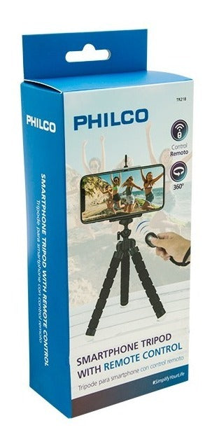 Tripode Celular Flexible Bluetooth Philco Negro – imagen 6