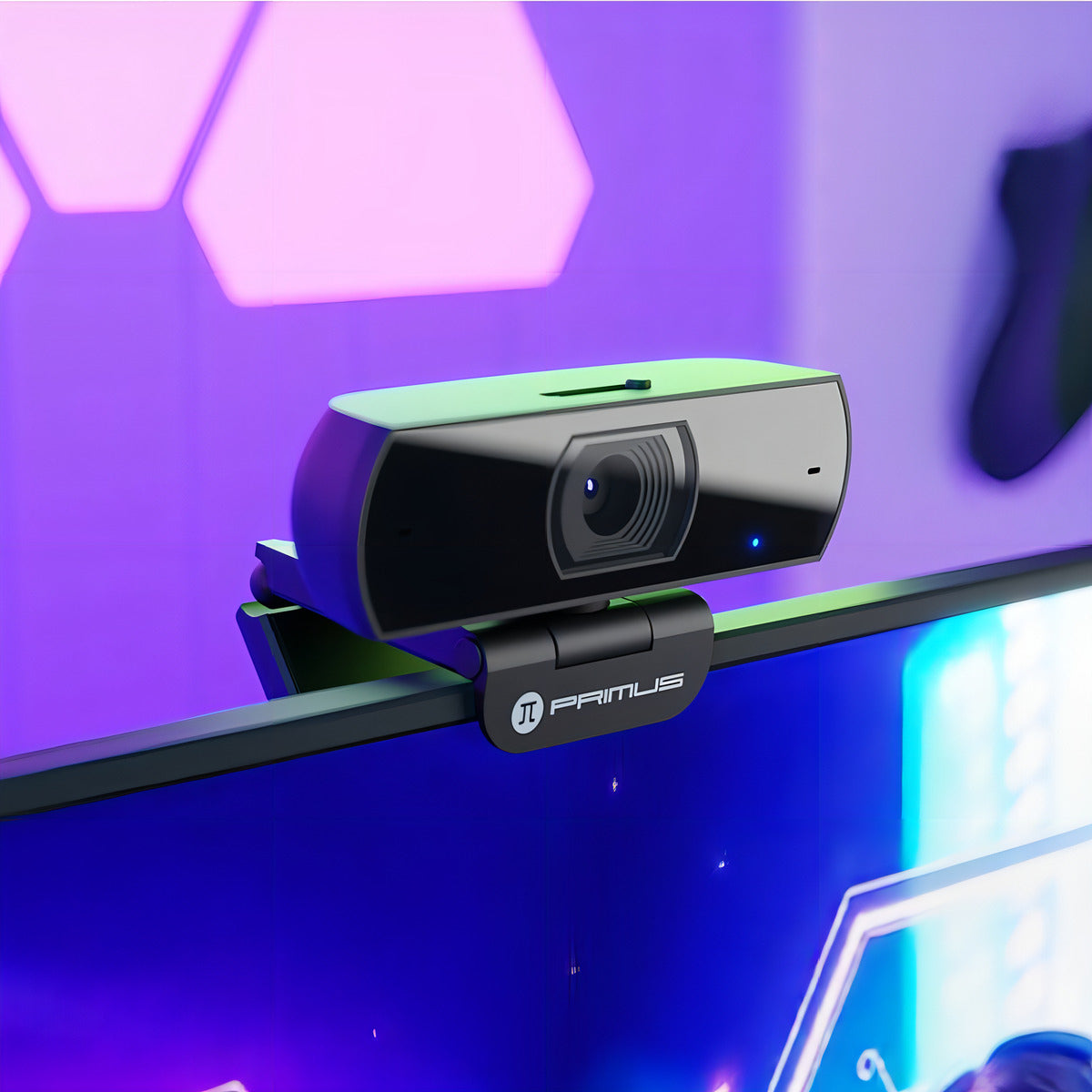 Camara Webcam Gamer Primus Visus1ls Pwc300 2k 60fps Negro – imagen 3