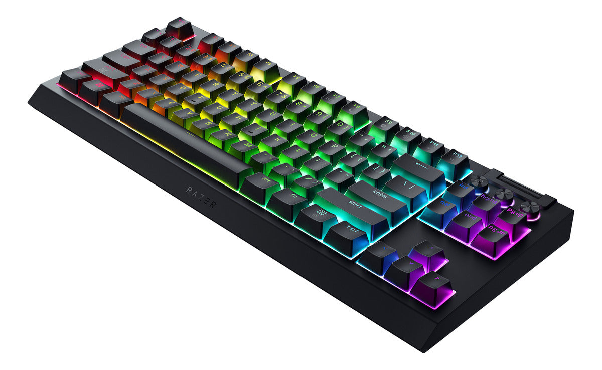 Teclado Gamer Mecanico Razer Blackwidow V4 Tkl Hyperspeed Orange Rgb Negro – imagen 3