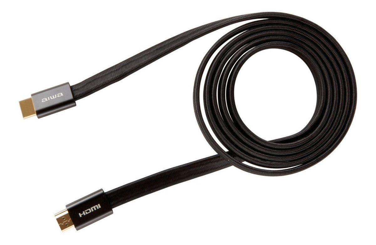Cable Hdmi Aiwa Alta Velocidad 1.8 Metros Aw-phd1 Negro – imagen 3
