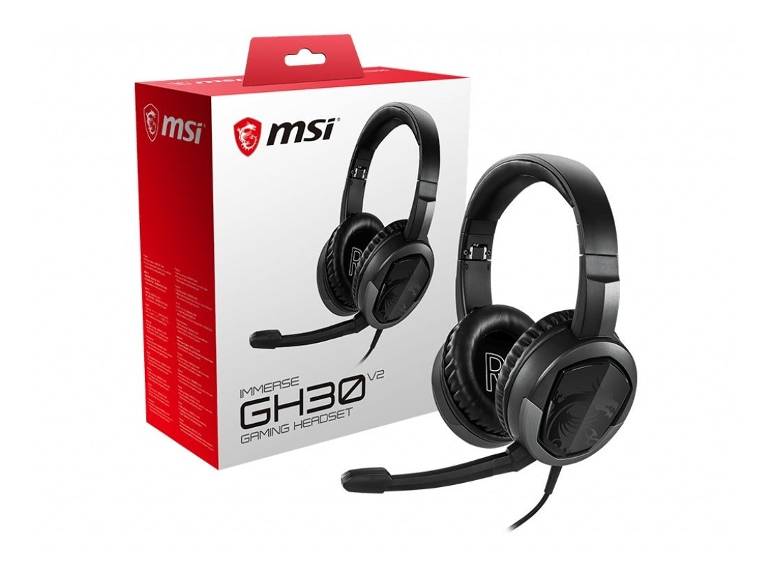 Audífonos Gamer Msi Immerse Gh30 V2 Pc Negro – imagen 4