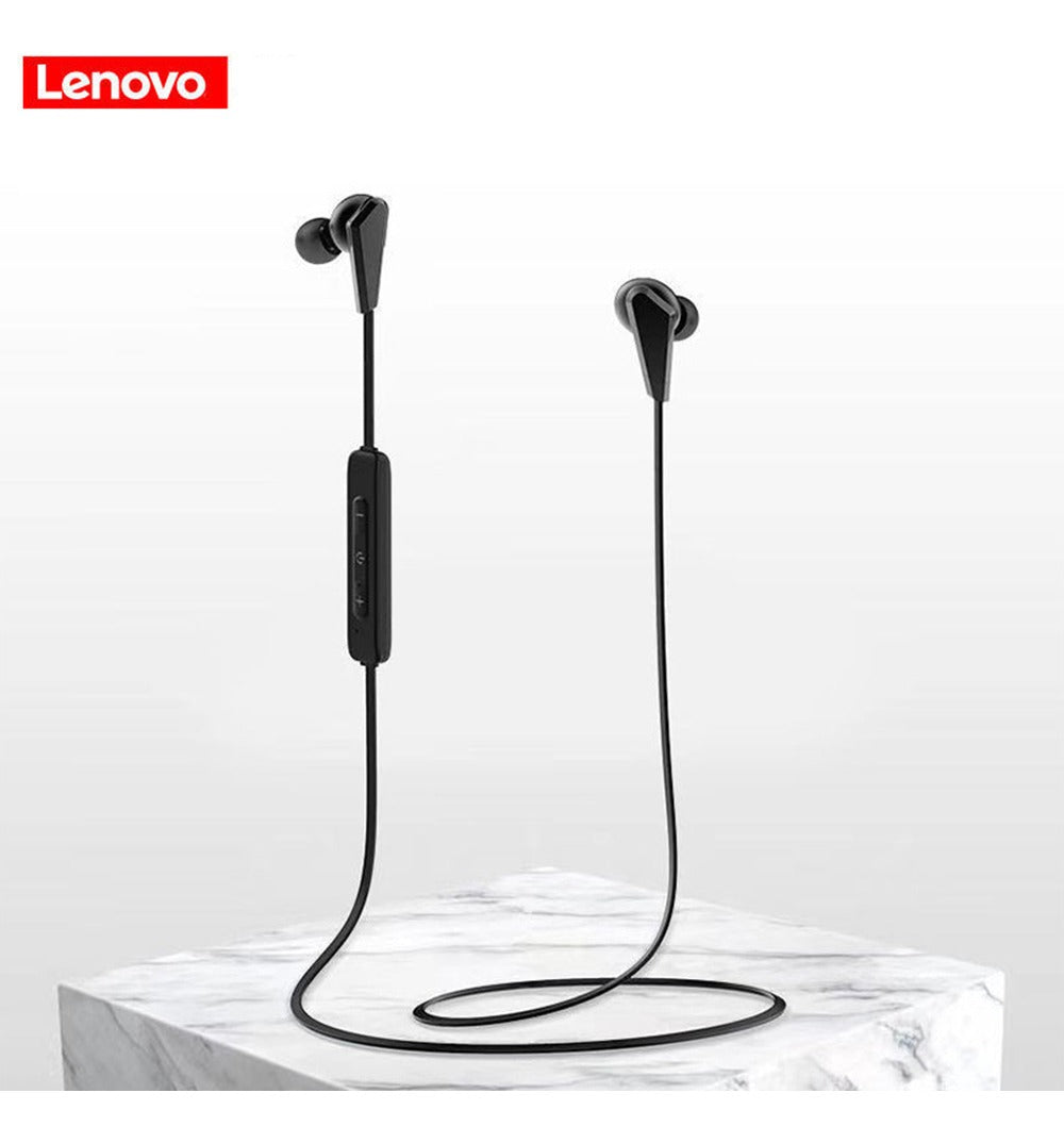 Audifonos Bluetooth Lenovo Deportivo He01 Negro Rojo – imagen 6