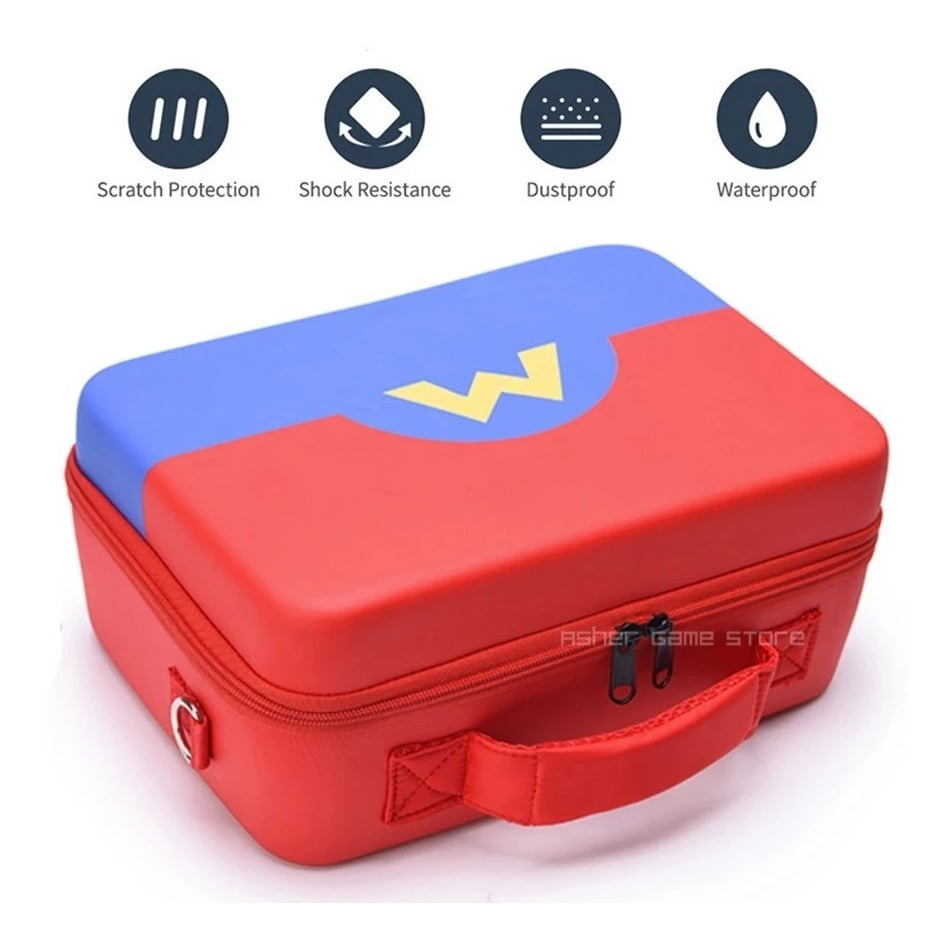 Maleta Bolso Nintendo Switch Mario + Lamina Mica De Vidrio – imagen 6