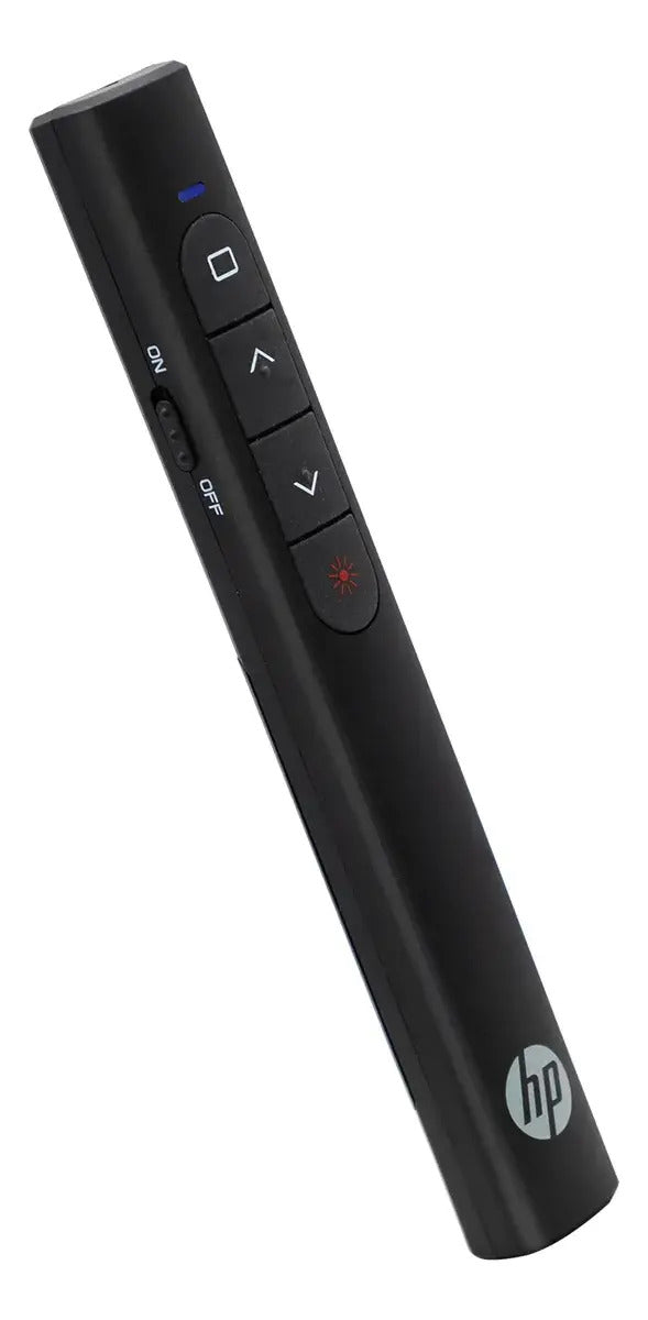 Presentador Inalambrico Puntero Láser Hp Ss10 Con Pila Negro