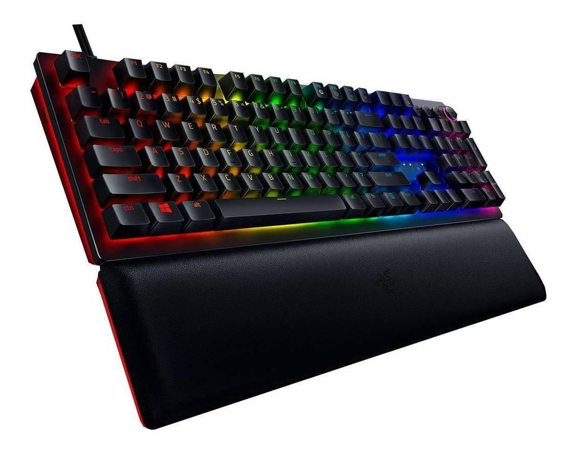 Teclado Gamer Razer Mecanico Huntsman V2 Switch Purple Negro – imagen 3