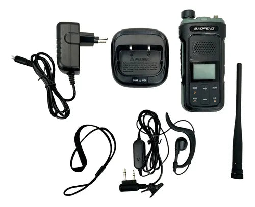 Radio Walkie Talkie Baofeng BF-UV-11 Tipo C Negro – imagen 3