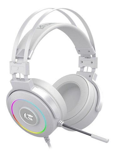 Audifono Gamer Redragon Lamia 2 Usb Rgb 7.1 + Soporte Blanco – imagen 4