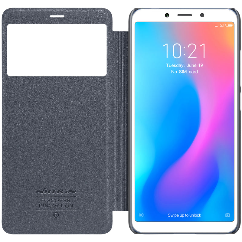 Xiaomi Redmi 6a Flip Cover Sparkle Nillkin – imagen 6