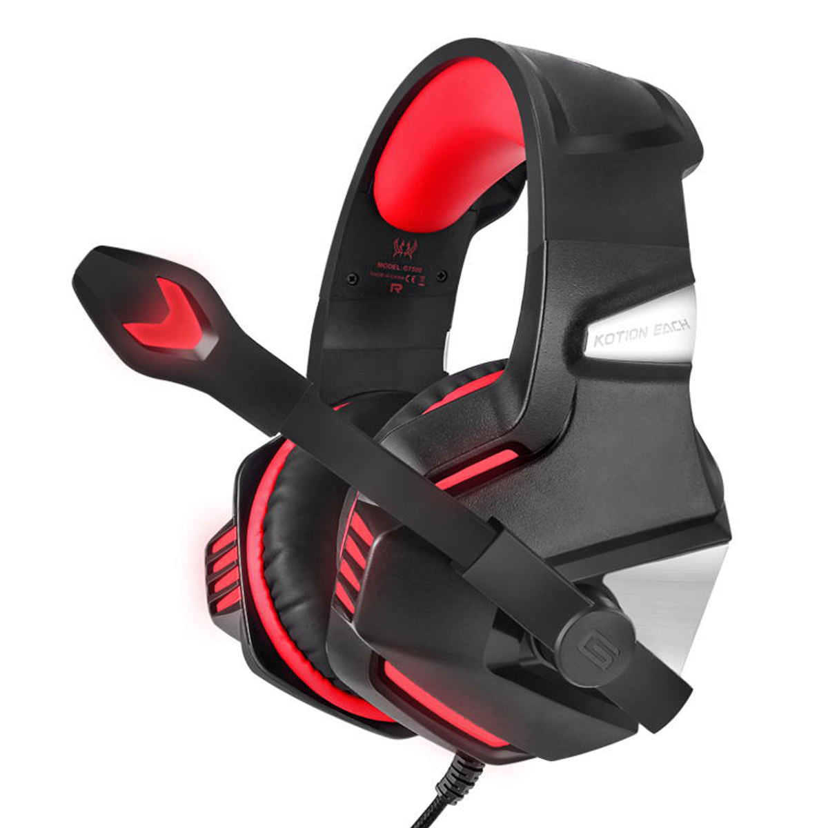 Audifonos Gamer Kotion Each G7500 Pc Ps4 Xbox Rojo – imagen 4