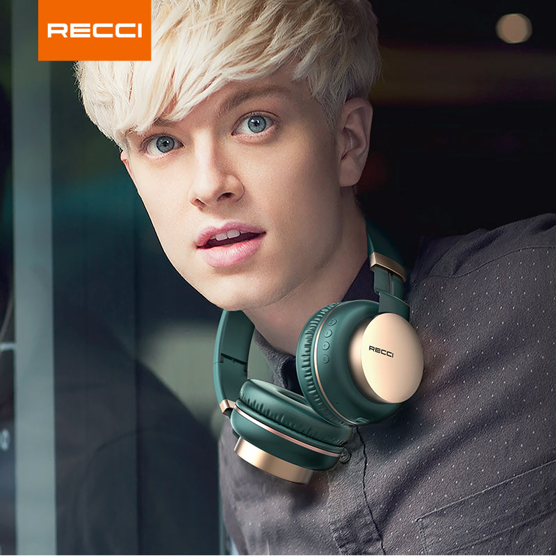 Audífonos Bluetooth Recci Charm Rep-w13 Hi-fi Verde – imagen 5