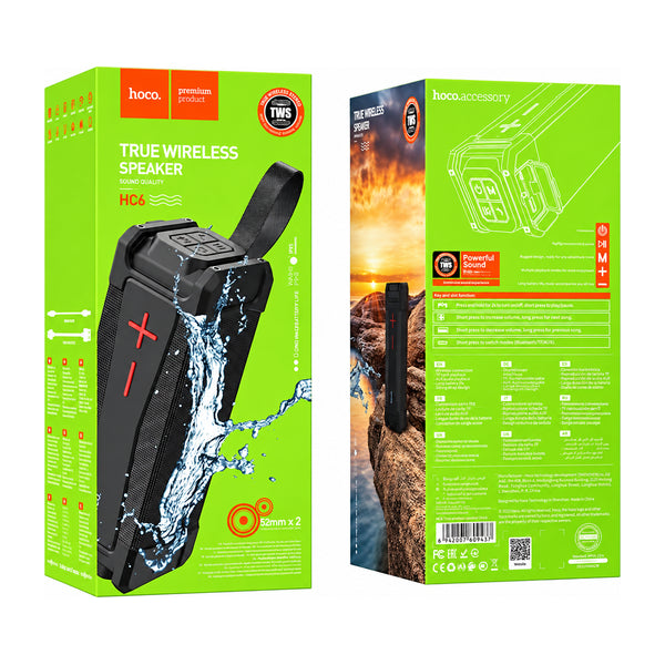 Parlante Inalámbrico Bluetooth Hoco HC6 Magic Sports 20W TWS IPX5