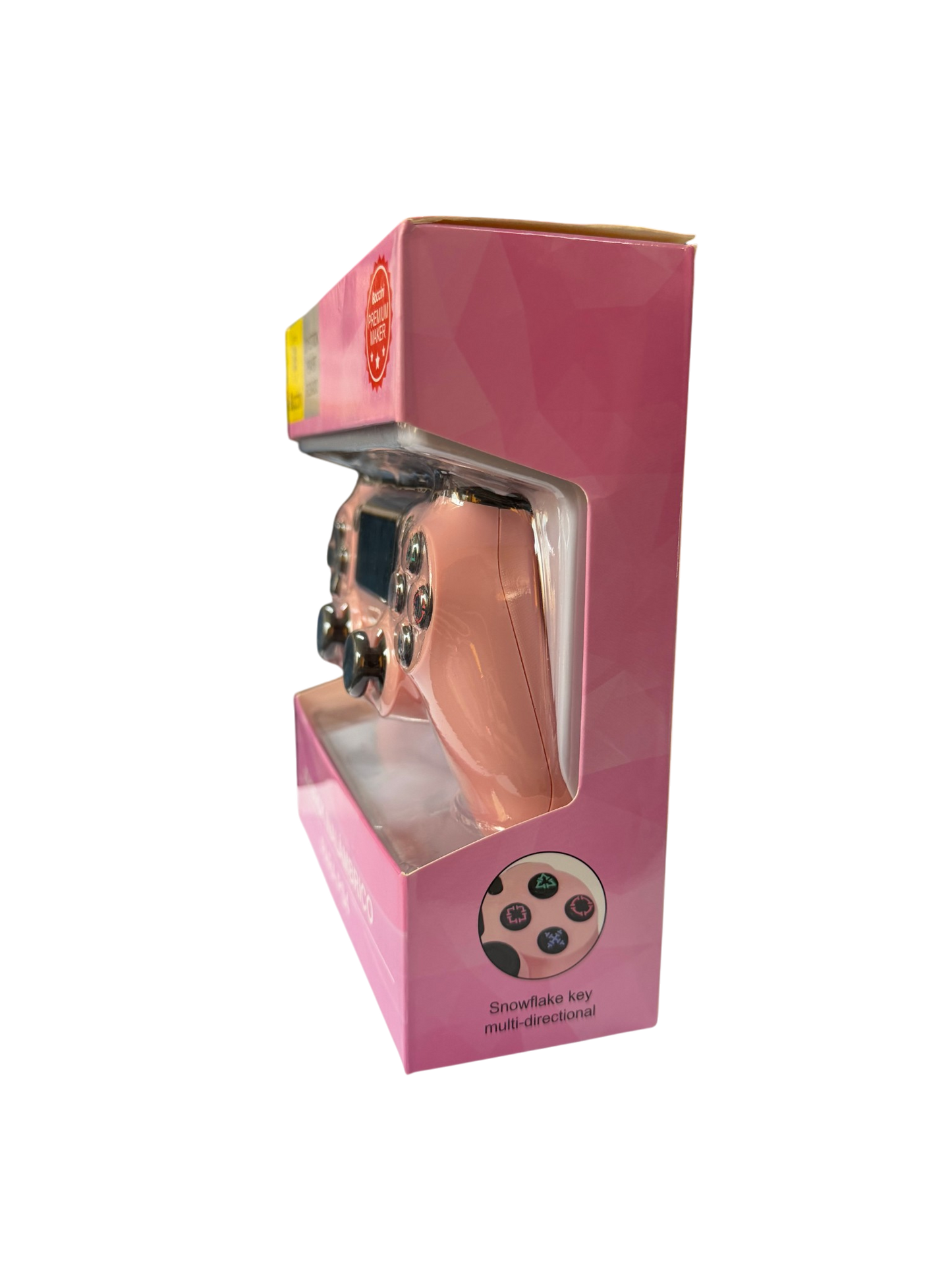 Control Inalambrico Ps4 Boccini Double Shock Color Rosado – imagen 3