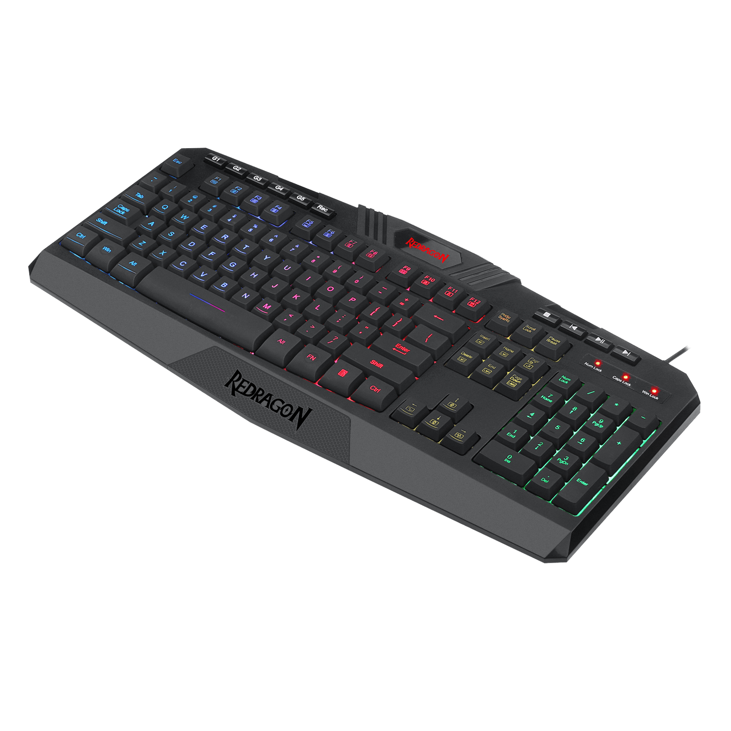 Teclado Gamer Redragon Harpe K503a Rgb Negro – imagen 4