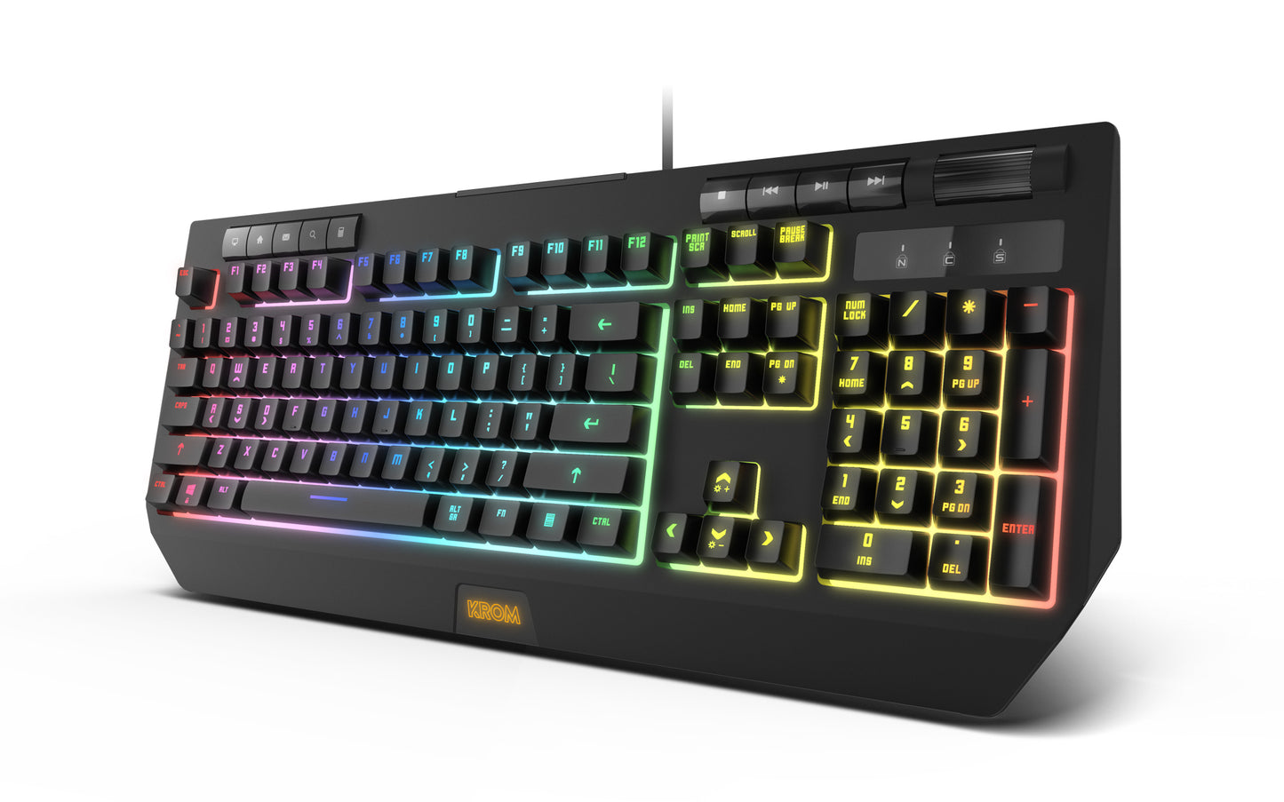 Teclado Gamer Krom Kuma Rgb Negro – imagen 5
