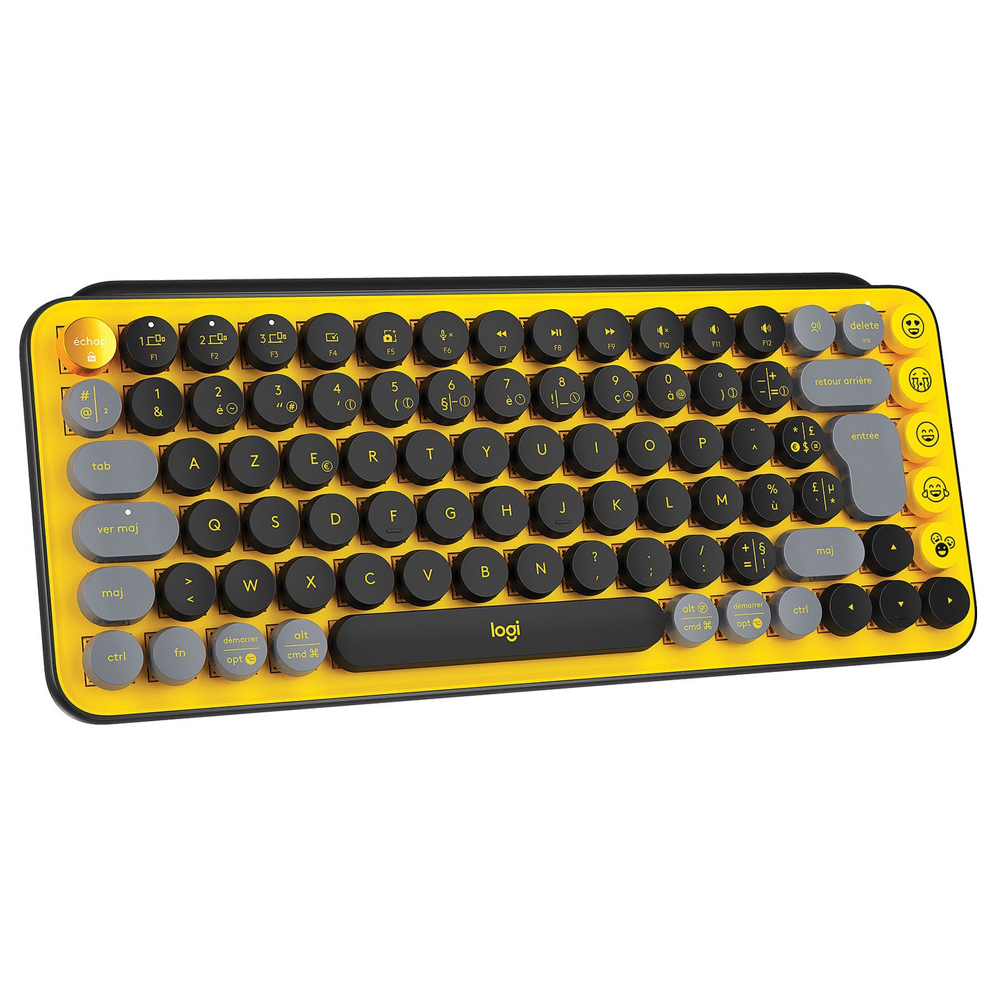 Teclado Mecanico Bluetooth Logitech Pop Keys Mini Amarillo – imagen 2