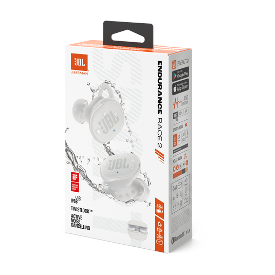 Audífonos In Ear Bluetooth Jbl Endurance Race 2 Blanco – imagen 3