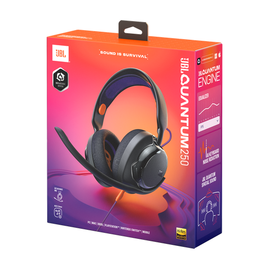 Audífonos Gamer Jbl Quantum 250 Negro – imagen 4