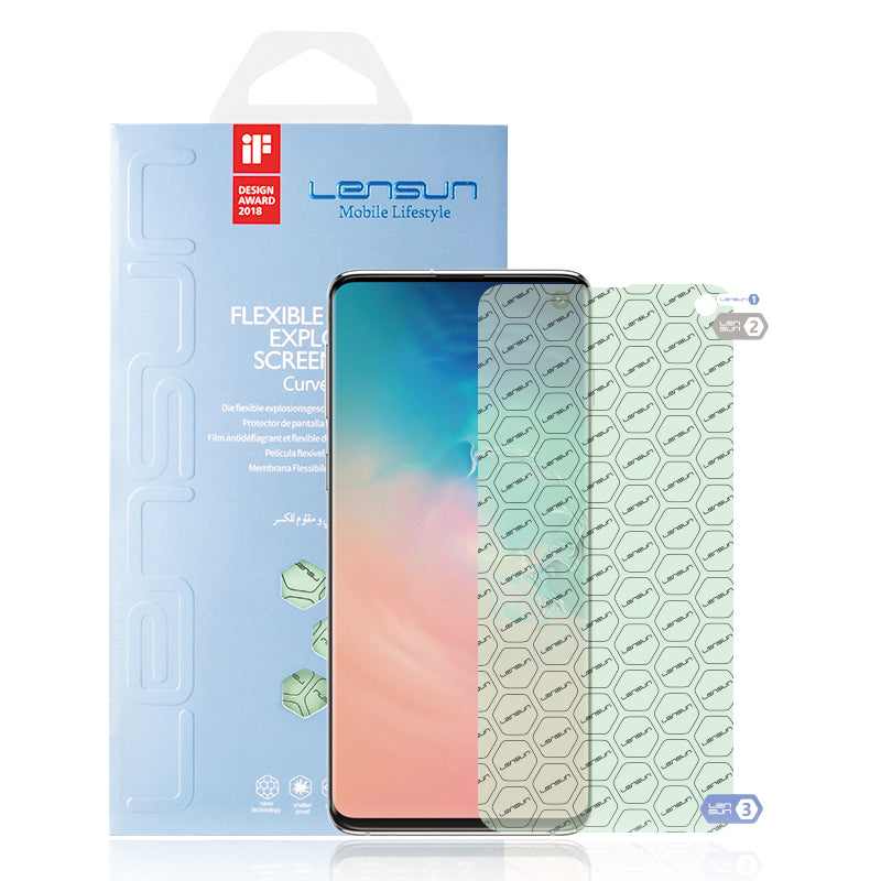 Samsung Galaxy S10 Lamina Nanotech Lensun Full Cover