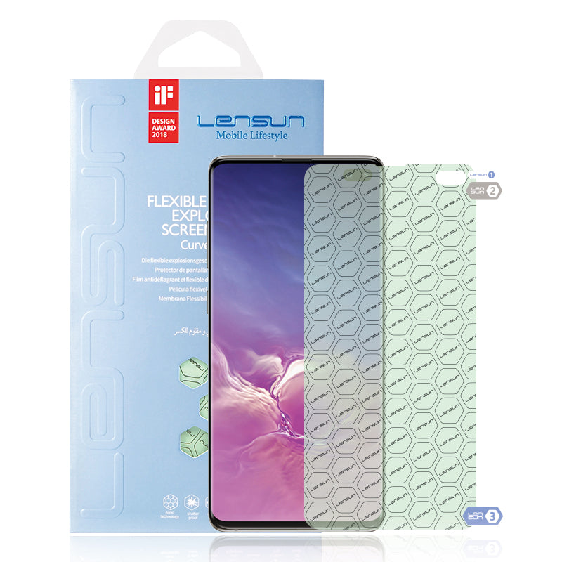 Samsung Galaxy S10 Plus Lamina Nanotech Lensun Full Cover