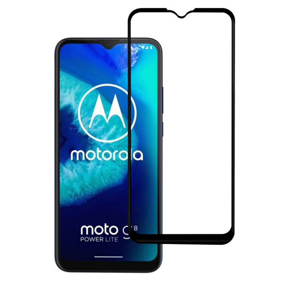 Motorola Moto G8 Power Lite Vidrio Templado 3D Full Pegamento