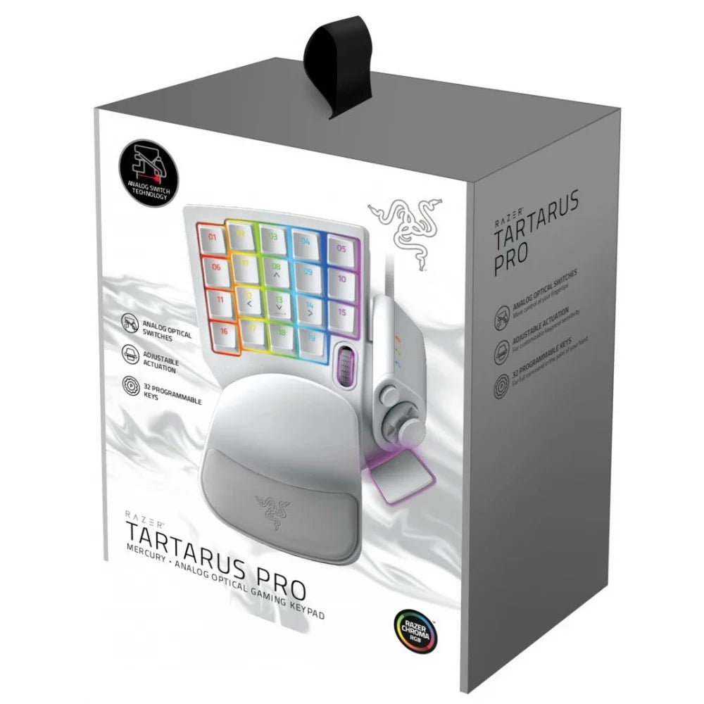 Teclado Keypad Gamer Tartarus Pro Blanco – imagen 3