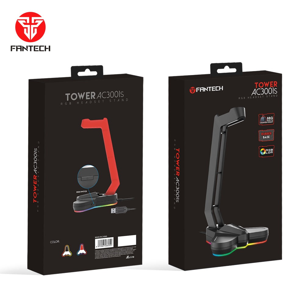 Base Stand Audifonos Gamer Fantech Ac3001 Rgb Negro – imagen 4